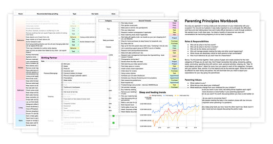 Every Spreadsheet You Need to Prep for a Having Baby